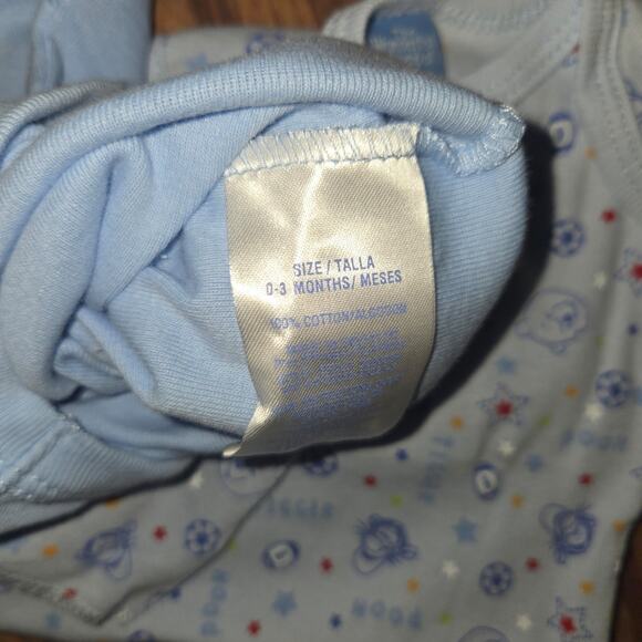 Y2K Disney Baby Boy Disney Winnie The Pooh Bodysuit Set 0-3 NEW - Picture 4 of 12